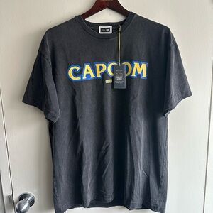 Kith x Capcom Logo Vintage Wash Tee